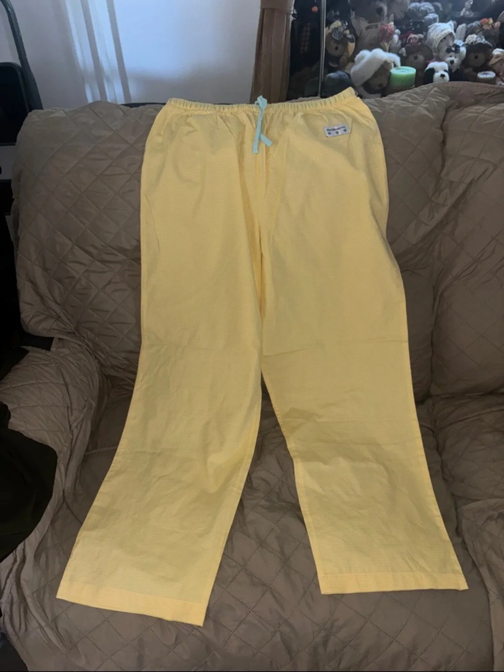 Yellow Pajama Set - Short Sleeve Top & Pants - Picture 5 of 7